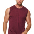 Men's Merino Wool Tank Top Burgundy