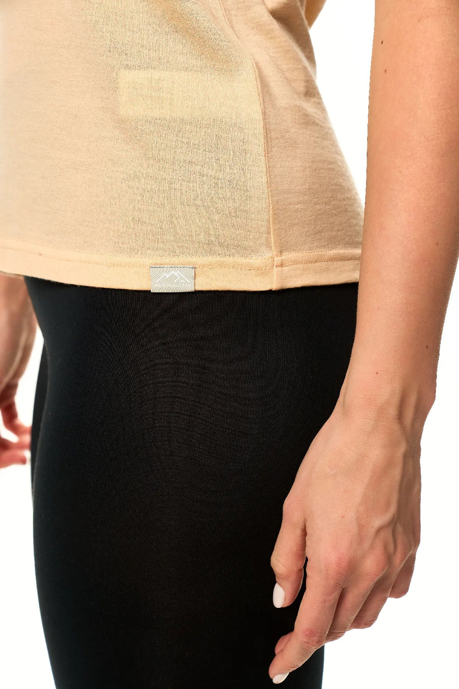 Women's Merino T-shirt 180 Peach | Crewneck