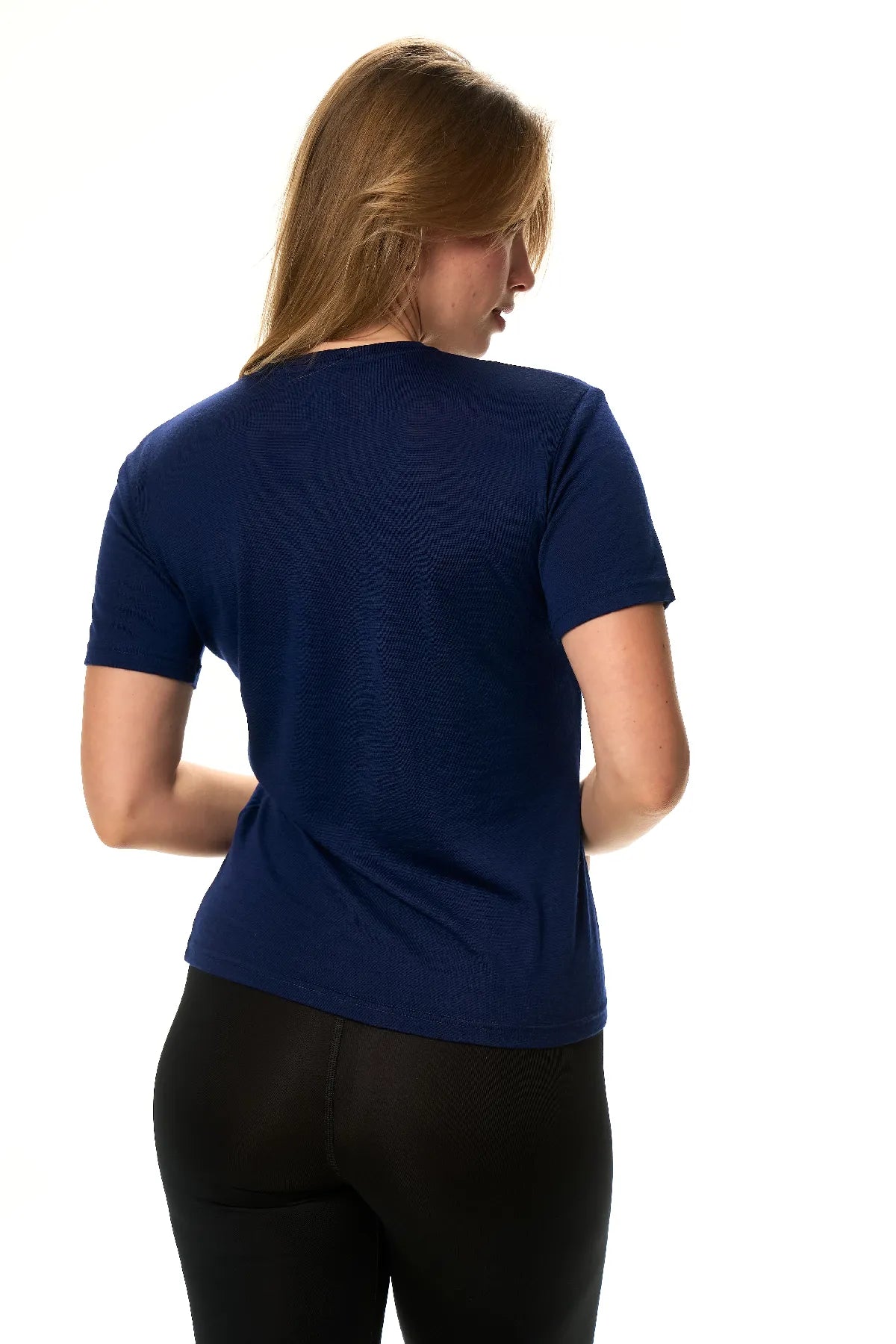 Women's Merino T-shirt 180 Deep Navy | Crewneck
