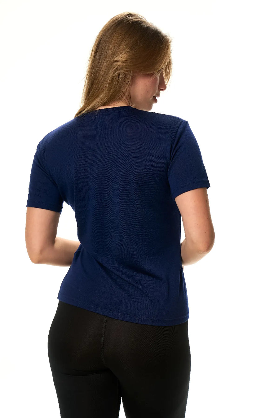 Women's Merino T-shirt 180 Deep Navy | Crewneck