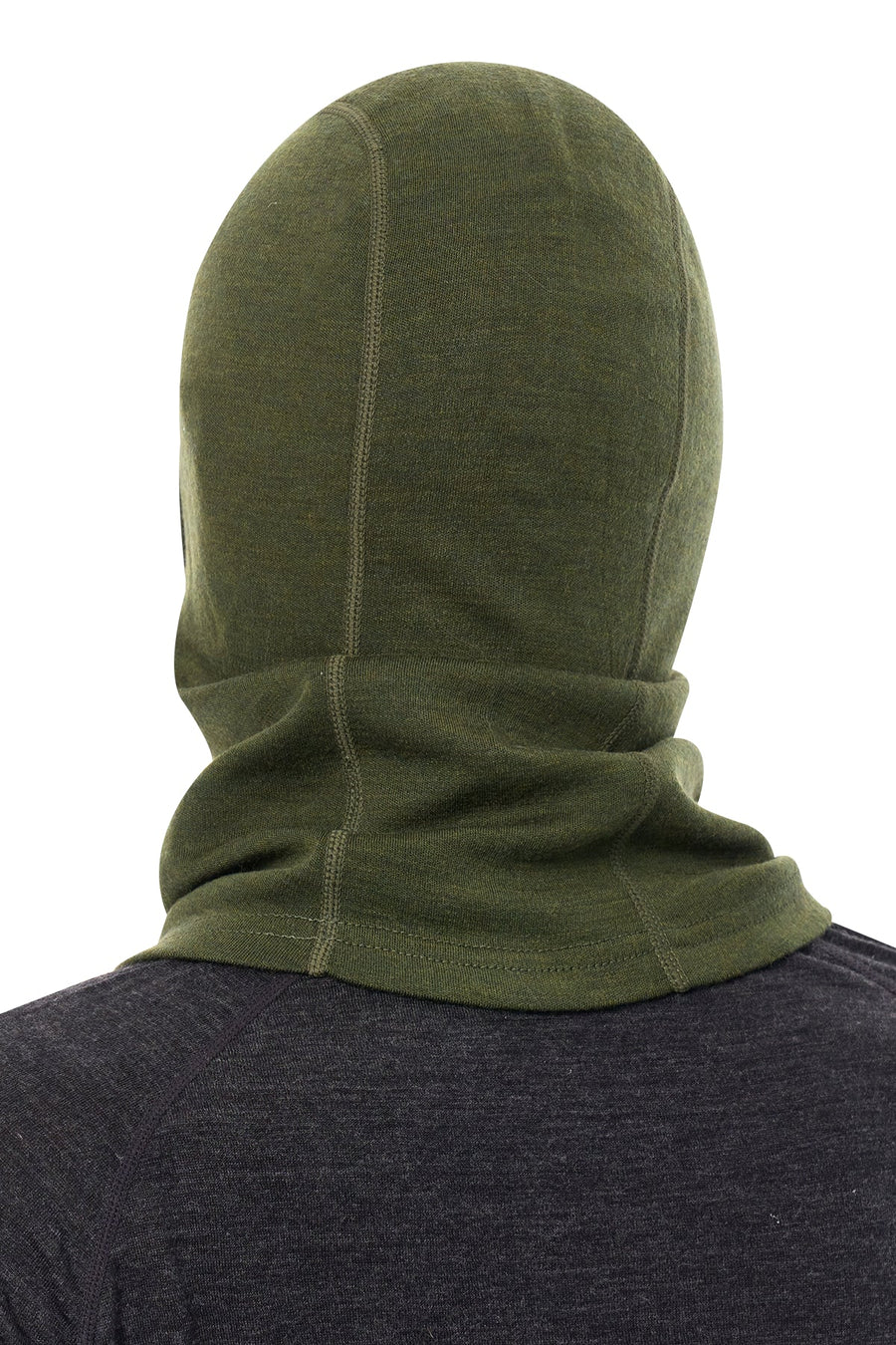 Merino Wool Balaclava Army Green