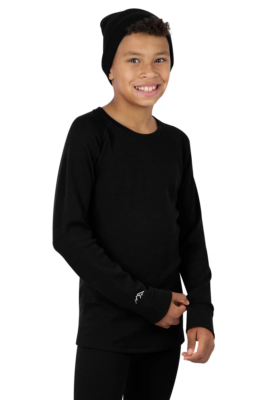 Kids' Merino Wool Long Sleeve 250 Black