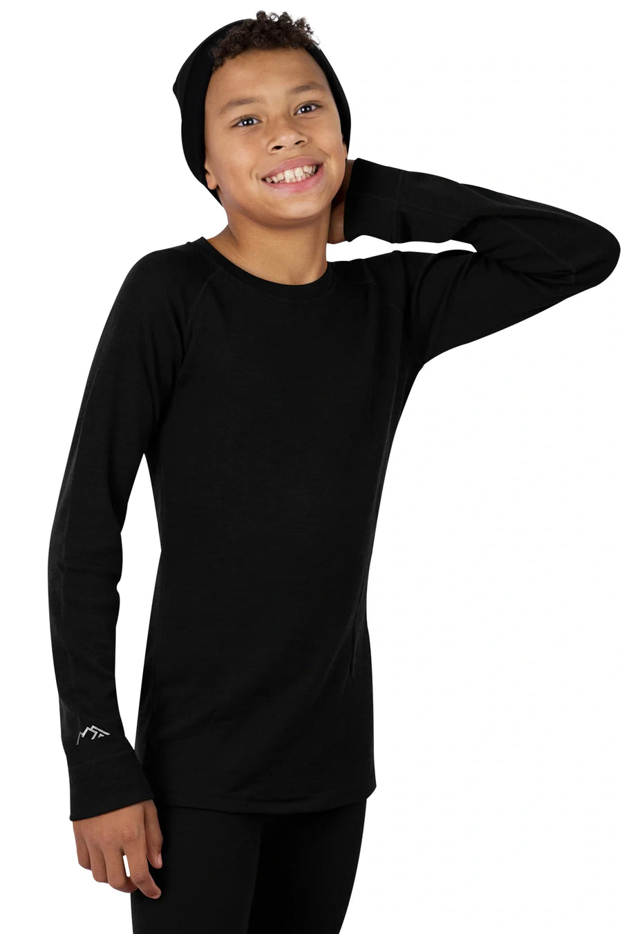 Kids' Merino Wool Long Sleeve 250 Black