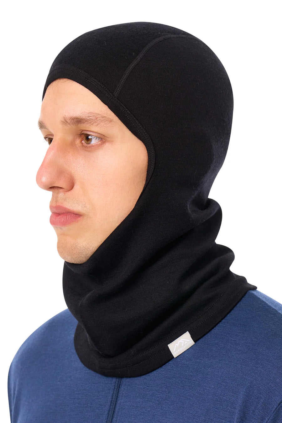 Merino Wool Balaclava Black