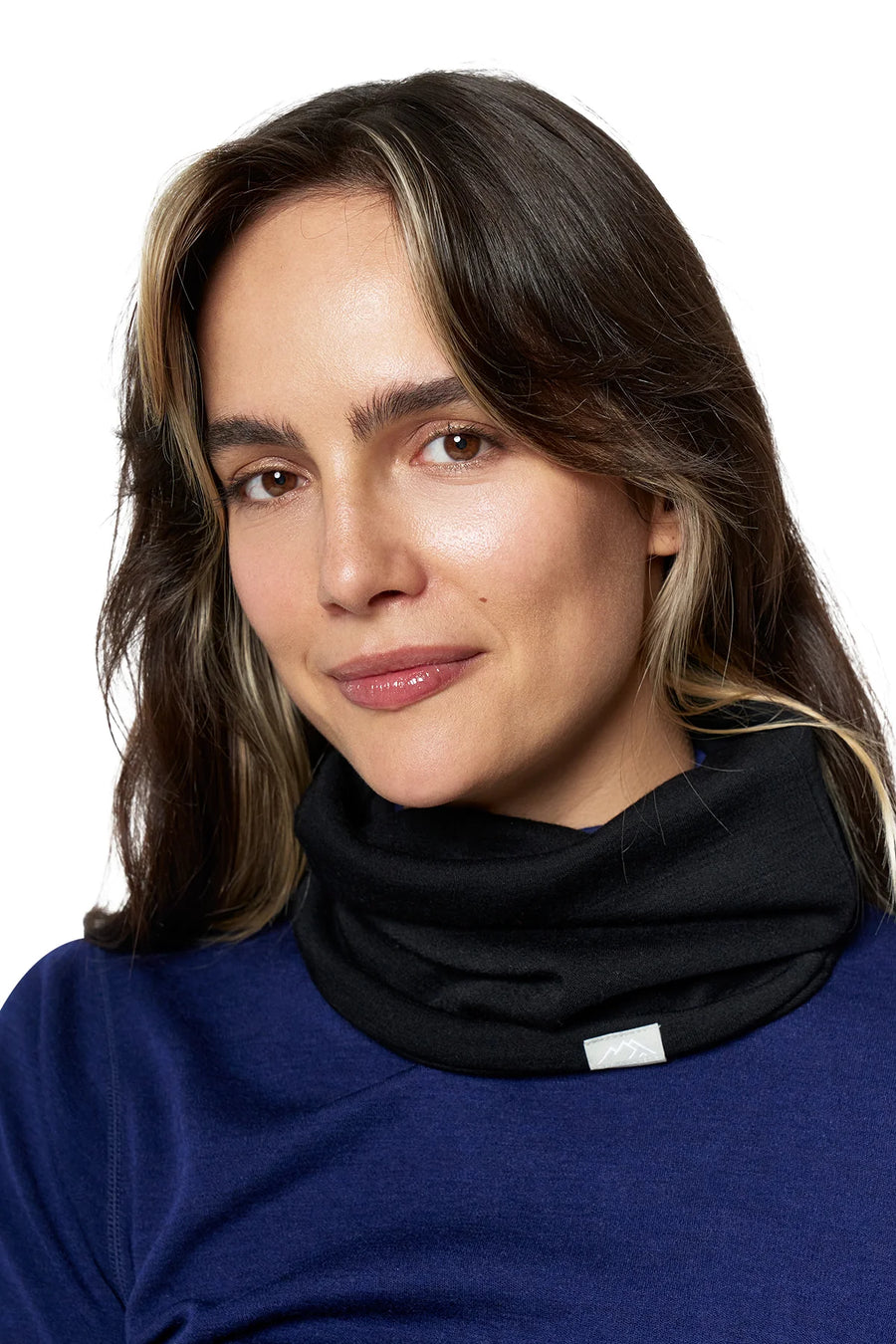 Merino Double-Layer Neck Gaiter Black