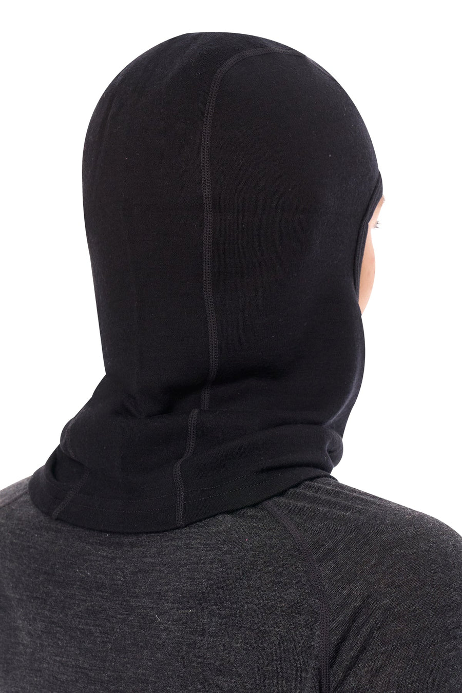 Merino Wool Balaclava Black