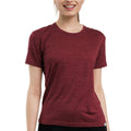 Women's Merino T-shirt 180 Burgundy | Crewneck (+socks)