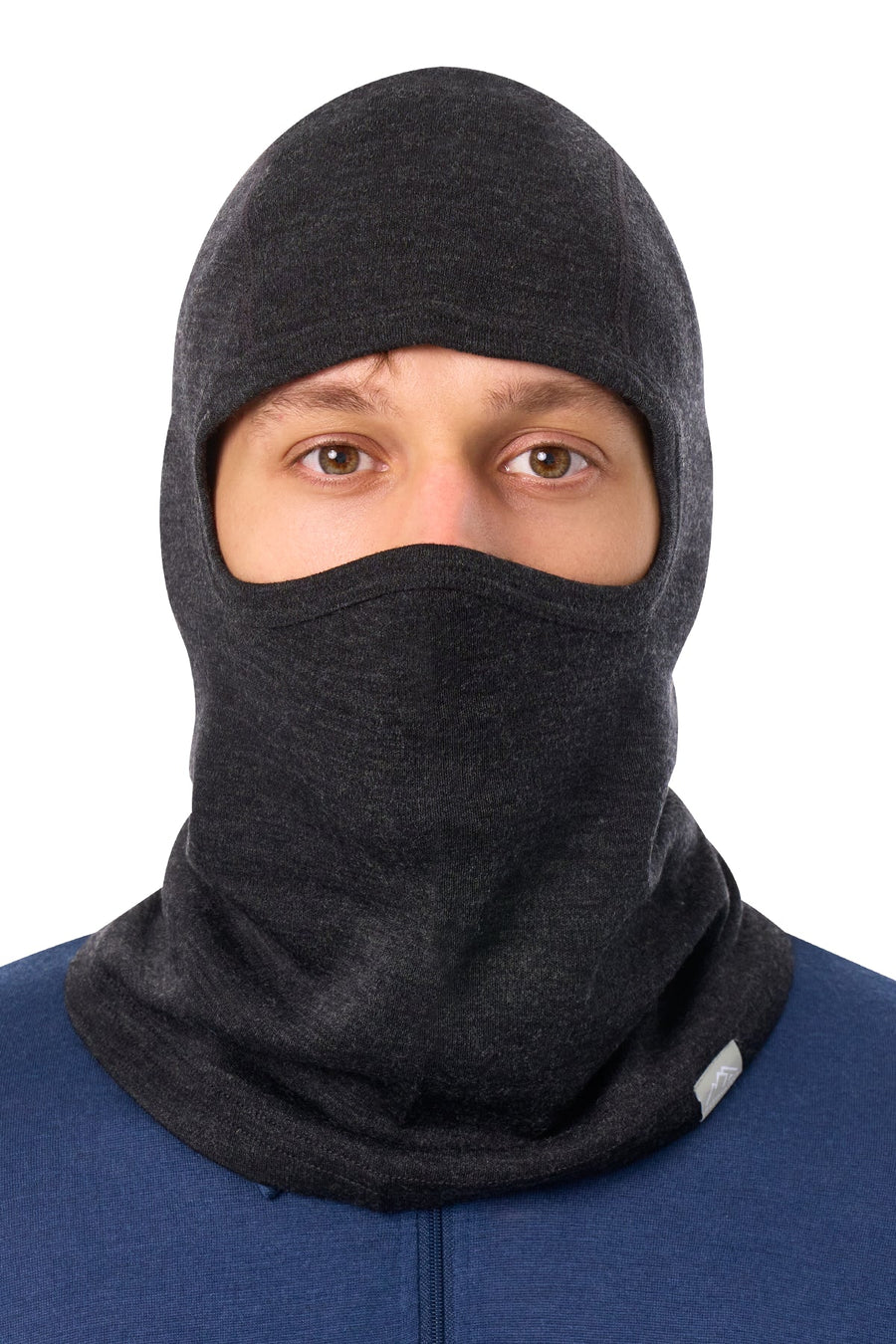 Merino Wool Balaclava Charcoal Grey