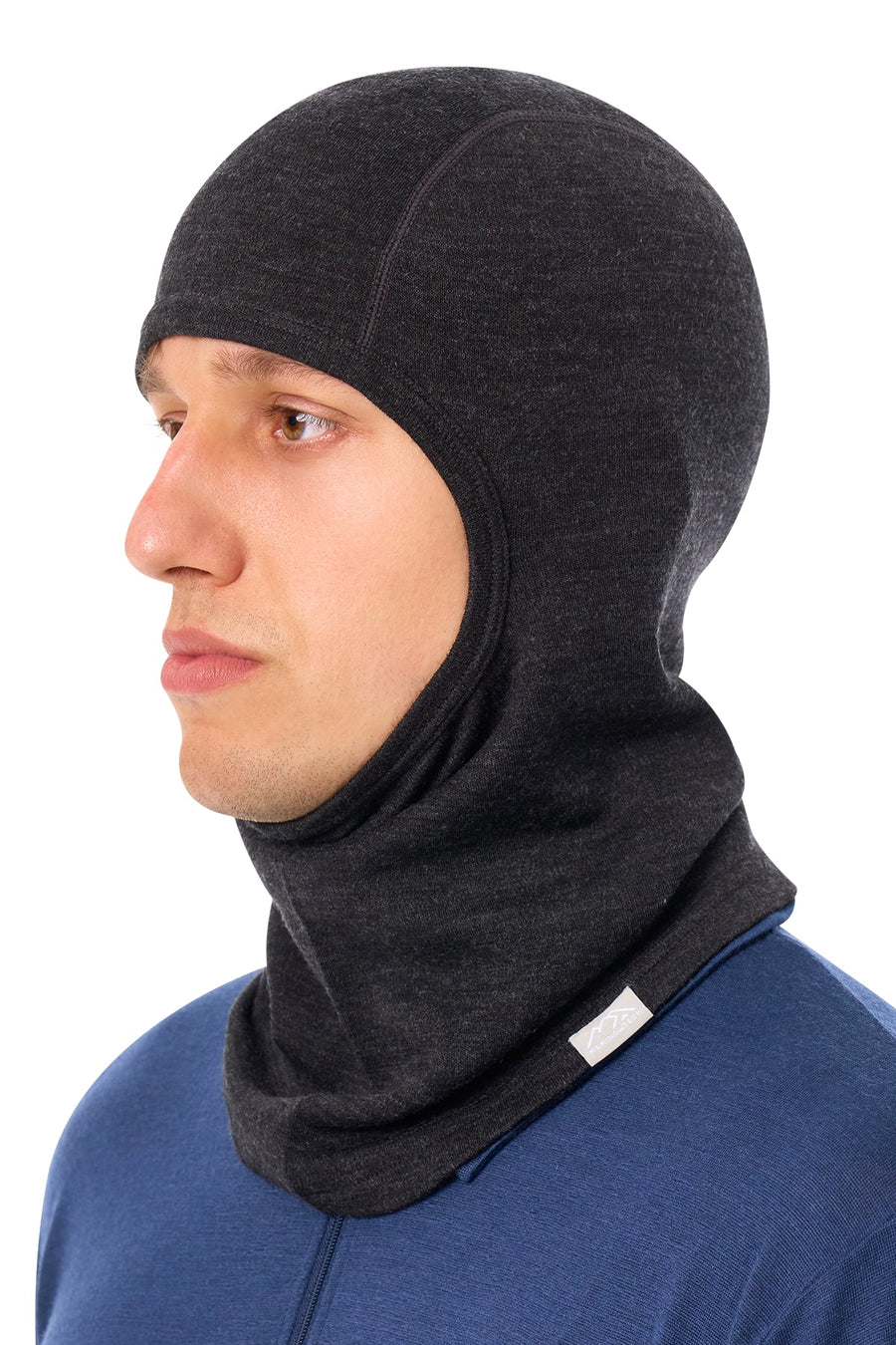 Merino Wool Balaclava Charcoal Grey