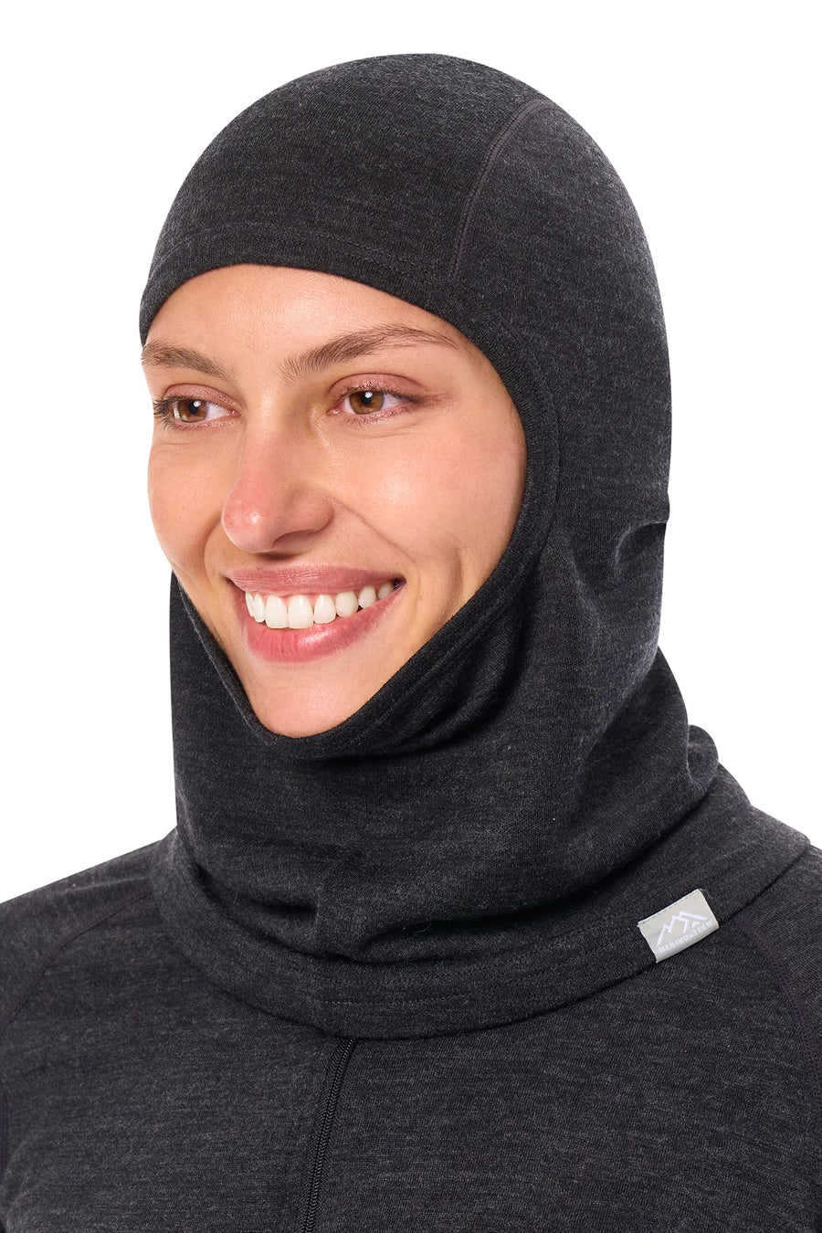 Merino Wool Balaclava Charcoal Grey