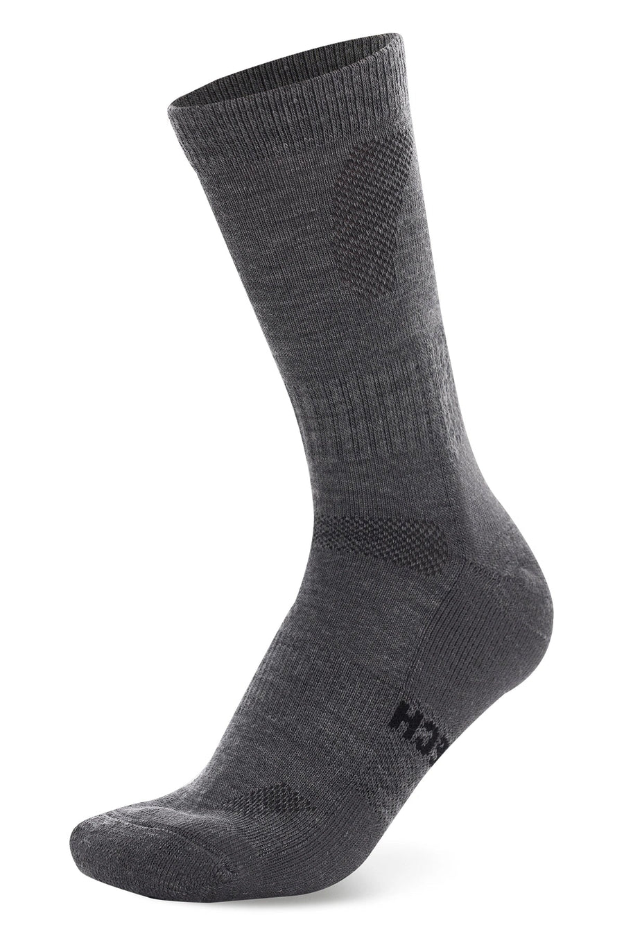 Merino Wool Hiking Socks - Multicolor: Silver Grey, Dark Charcoal, Coal Black