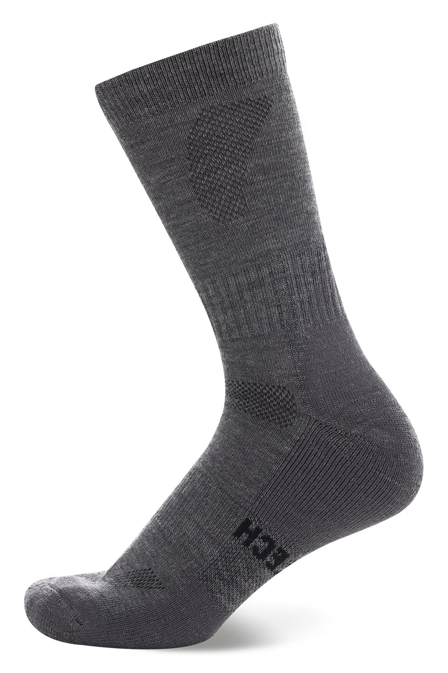 Merino Wool Hiking Socks - Multicolor: Silver Grey, Dark Charcoal, Coal Black