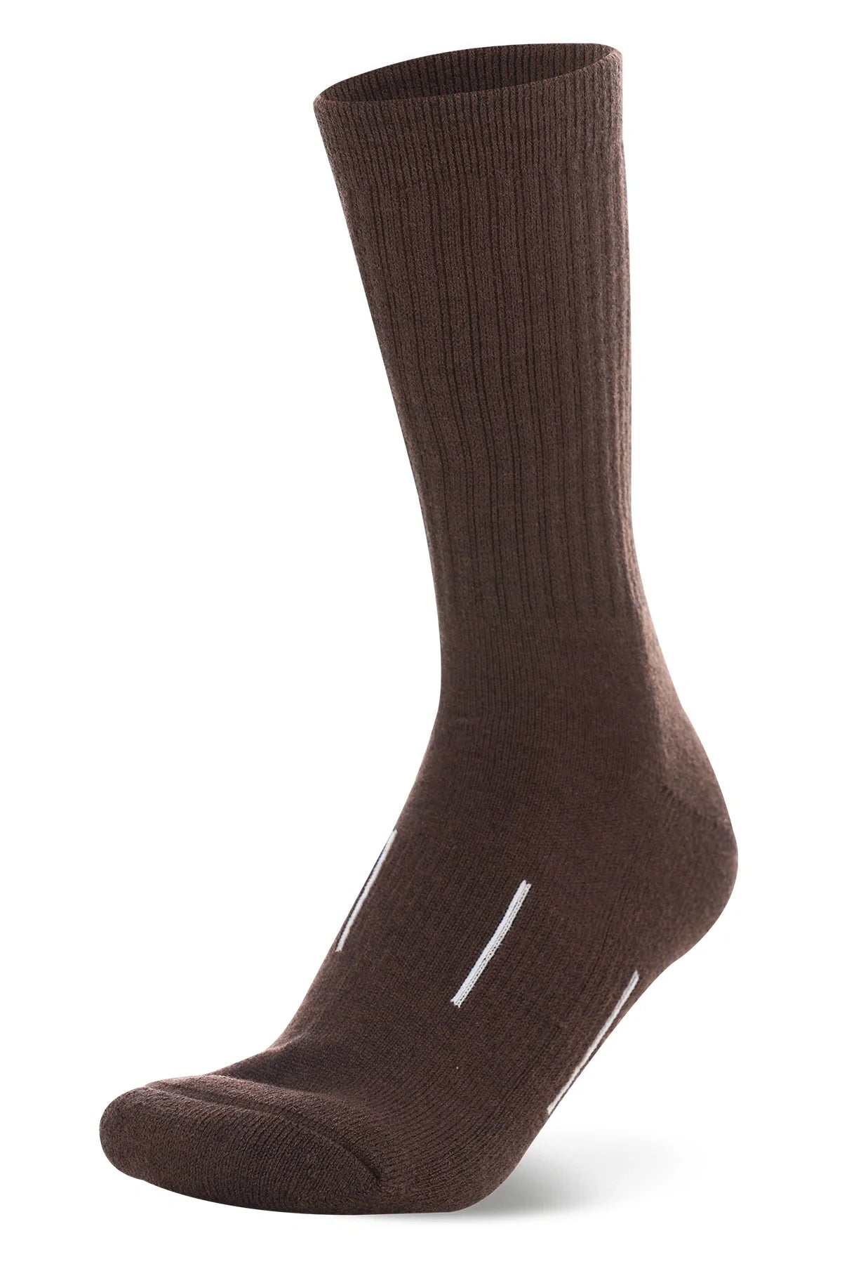 Merino Wool Hiking Socks - (Pack of 3) Chocolate