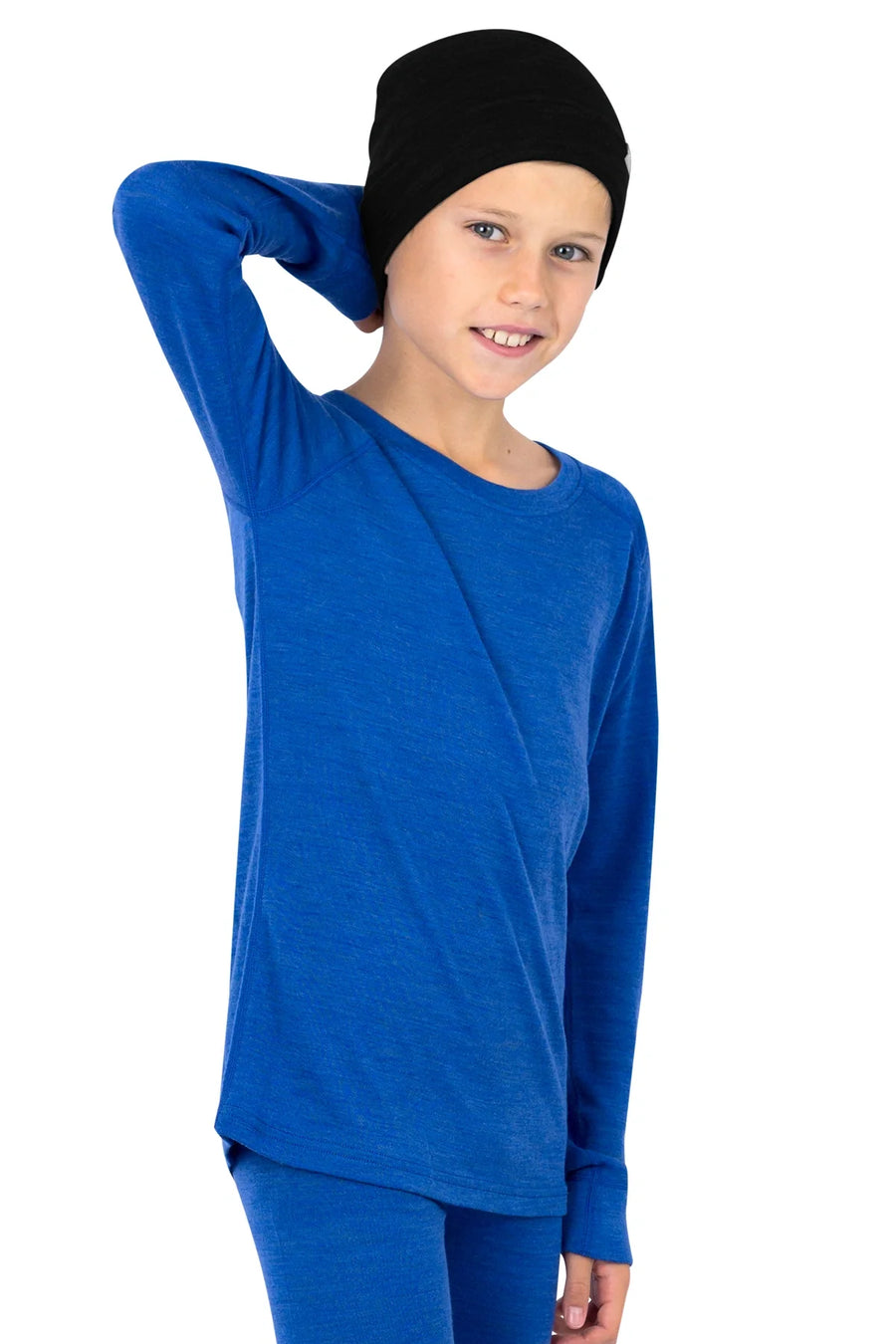 Kids' Merino Wool Long Sleeve 250 Cobalt Blue