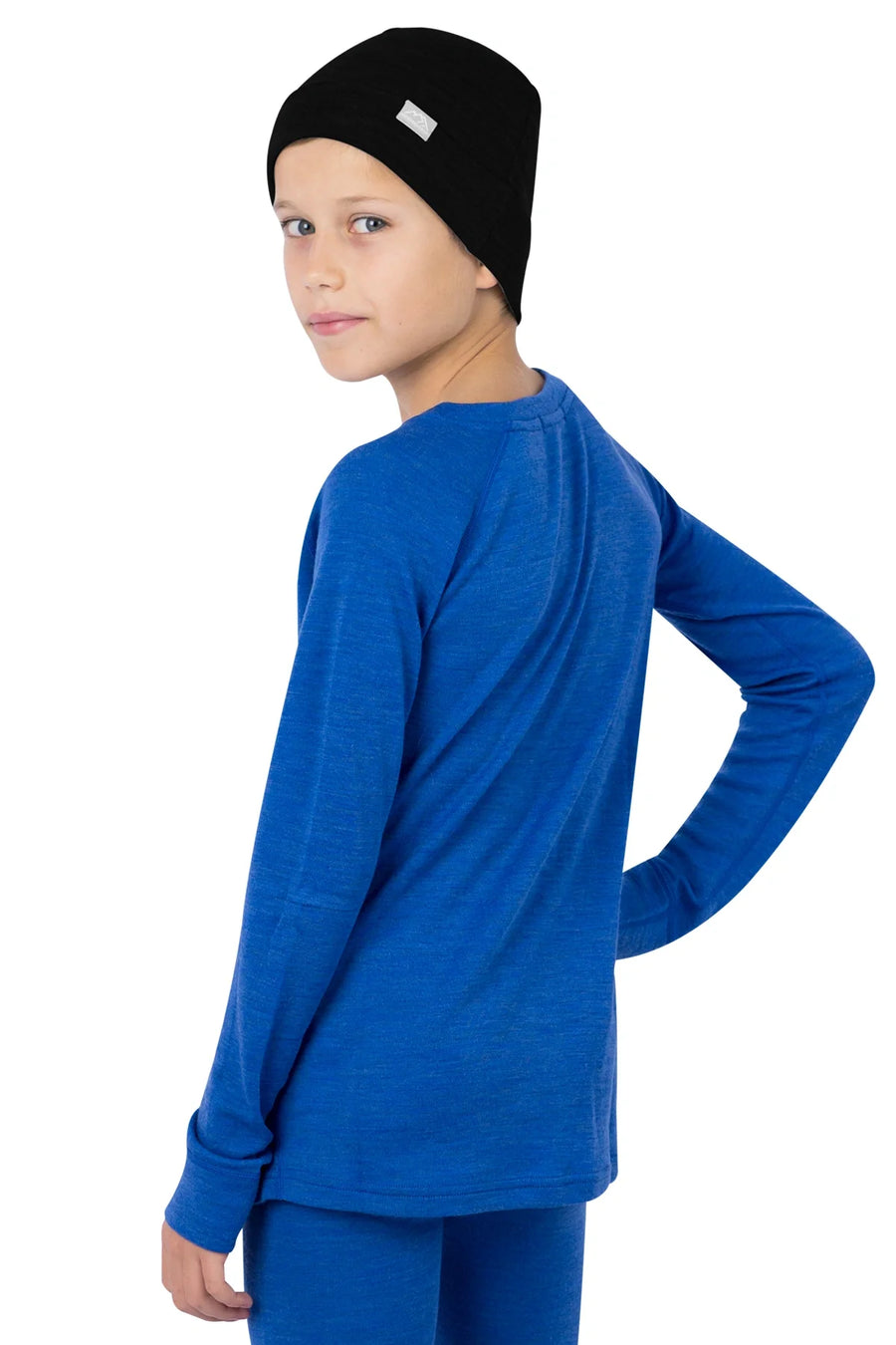 Kids' Merino Wool Long Sleeve 250 Cobalt Blue