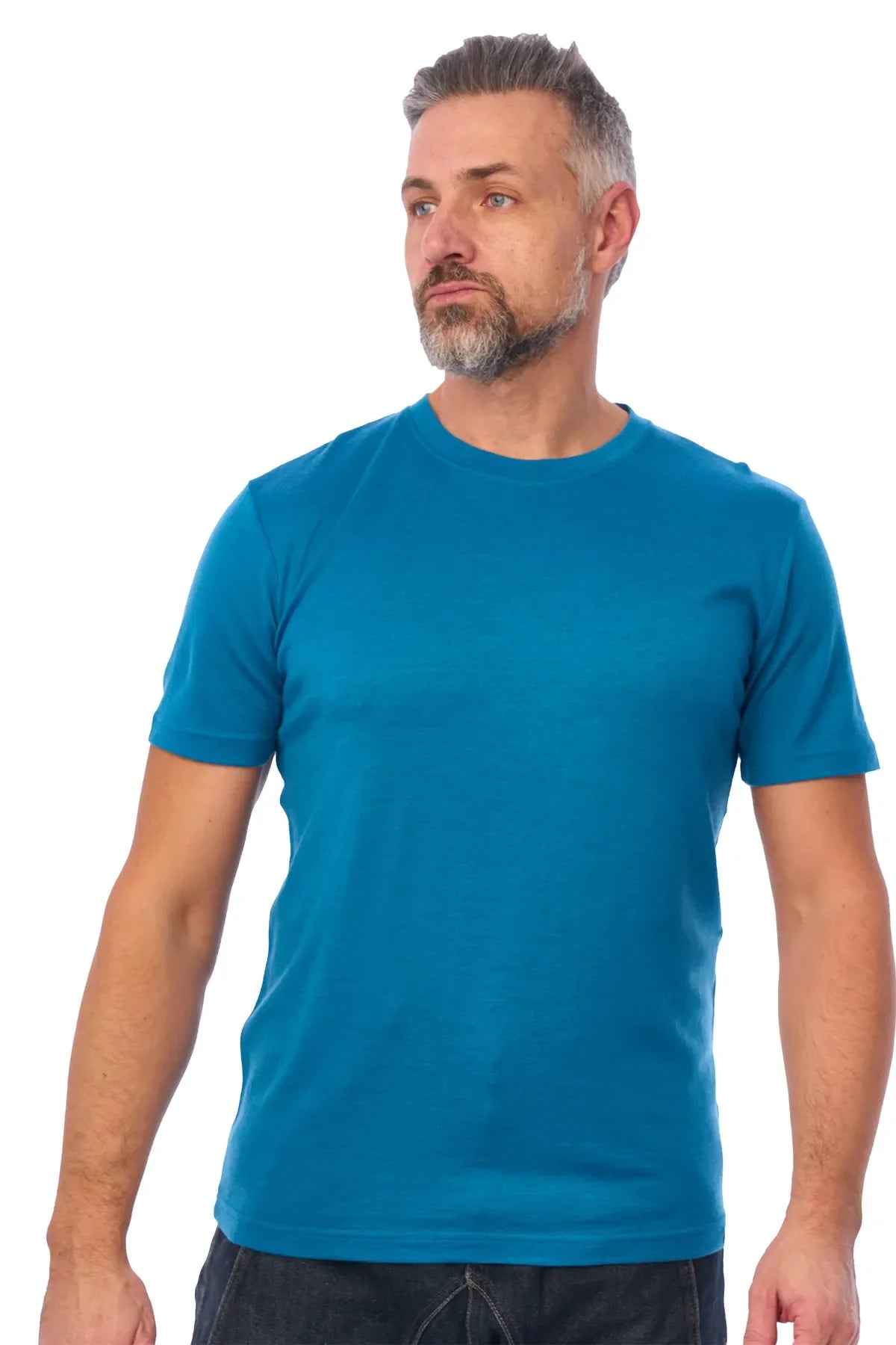 Men's Merino Sport T-shirt Maya Blue