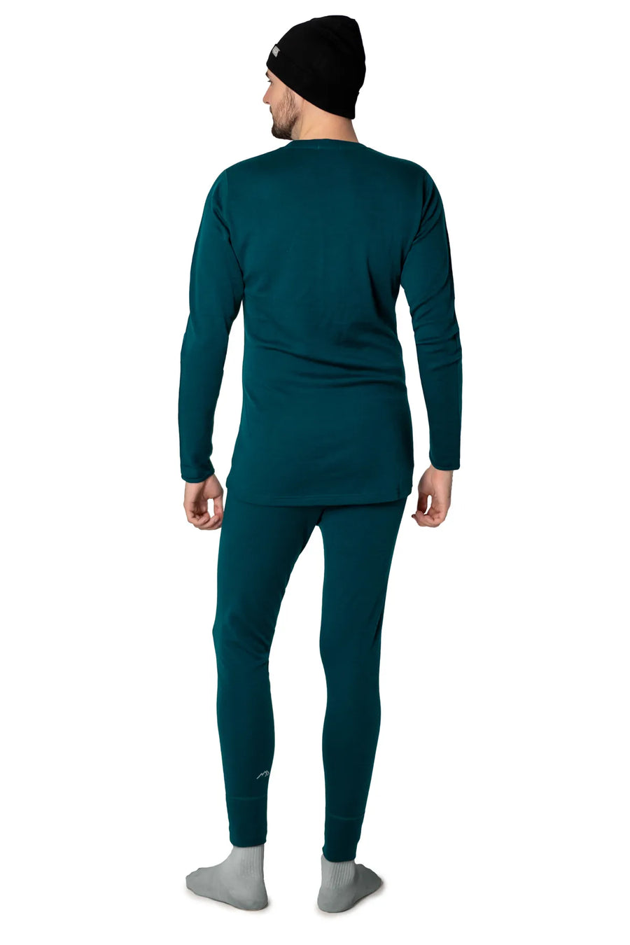 Men's Deep Teal Set + Black Beanie