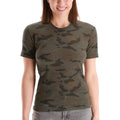 Women's Merino T-shirt 180 Camo | Crewneck (+socks)