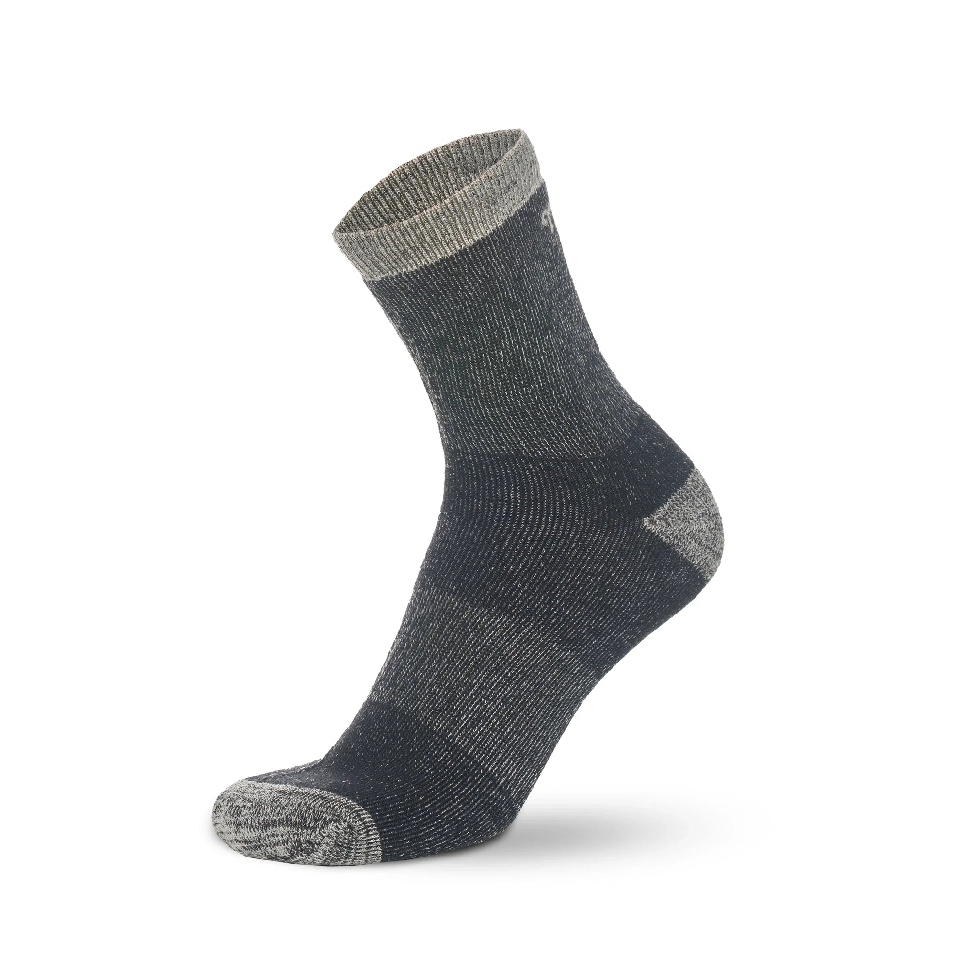 Merino Wool Running Socks - (Pack of 2) Heather Navy Blue