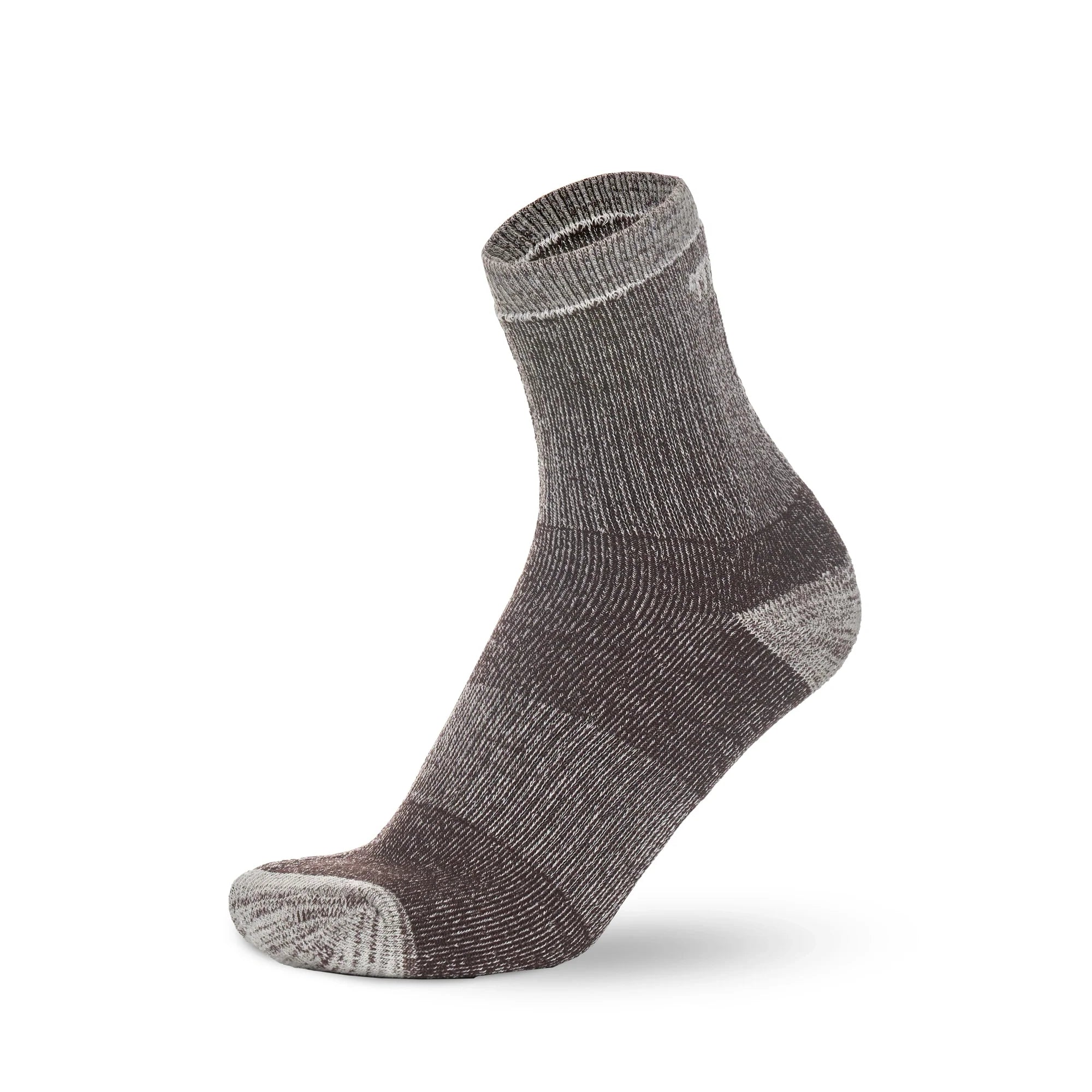 Merino Wool Running Socks - (Pack of 2) Brown Grey