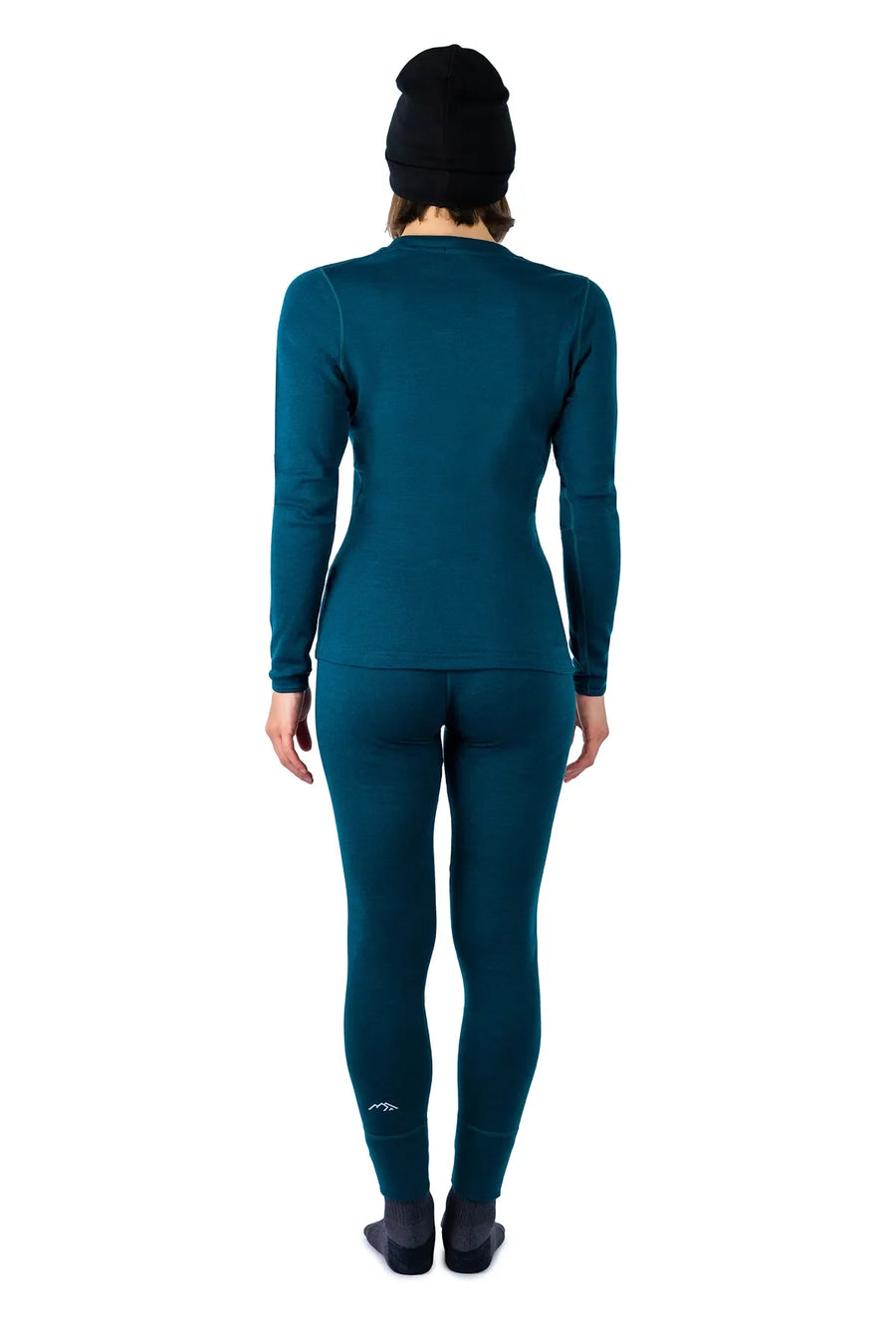 Women's Deep Teal Set + Black Beanie