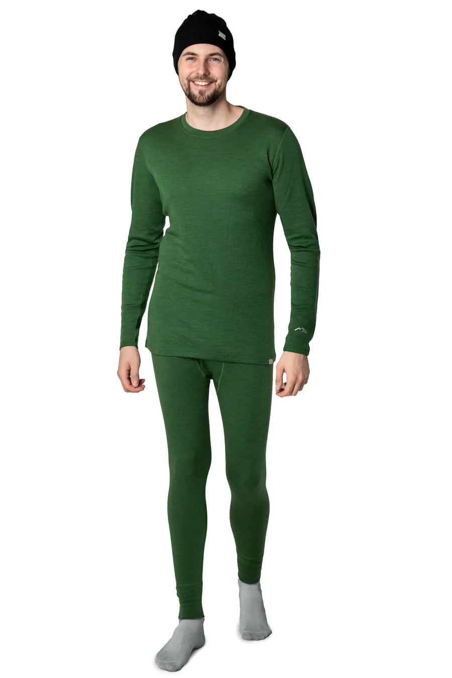 Men's Olive Set + Black Beanie
