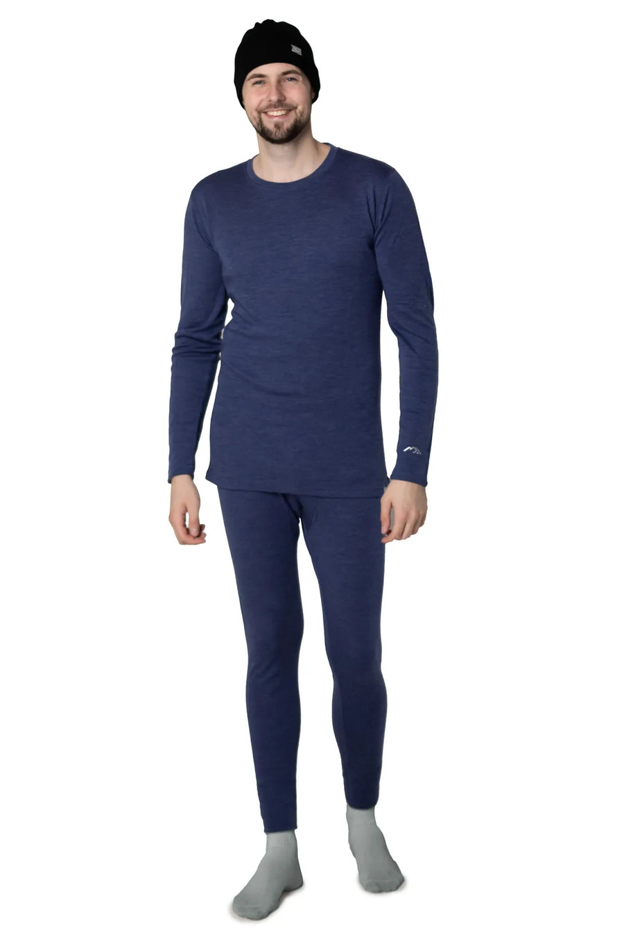Men's Windsor Blue Set + Black Beanie
