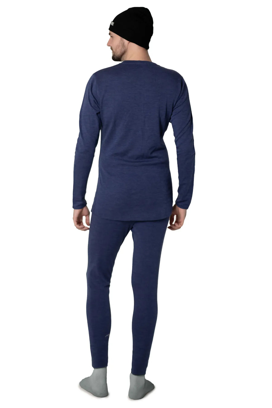 Men's Windsor Blue Set + Black Beanie