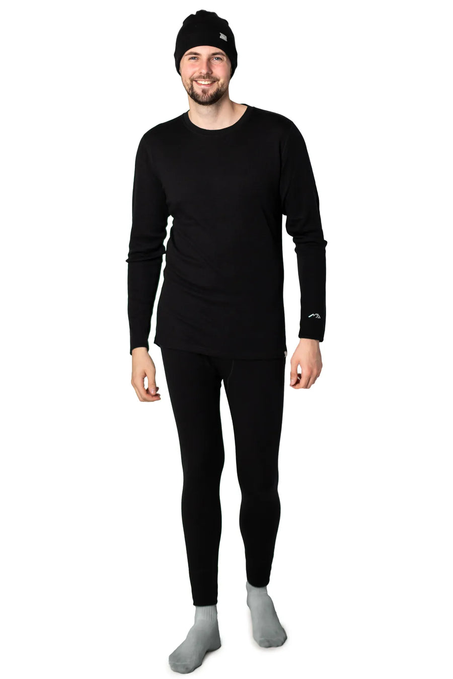 Men's Black Set + Black Beanie