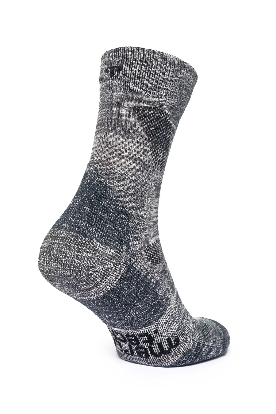 Merino Wool Hiking Socks - (Pack of 2) Iron Grey