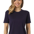 Women's Merino T-shirt 180 Dark Purple | Crewneck (+socks)