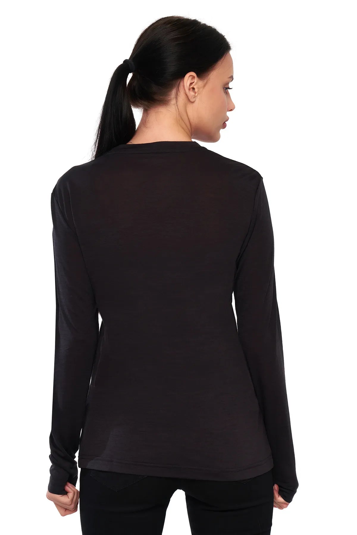 Women's Merino Long Sleeve 170 Black