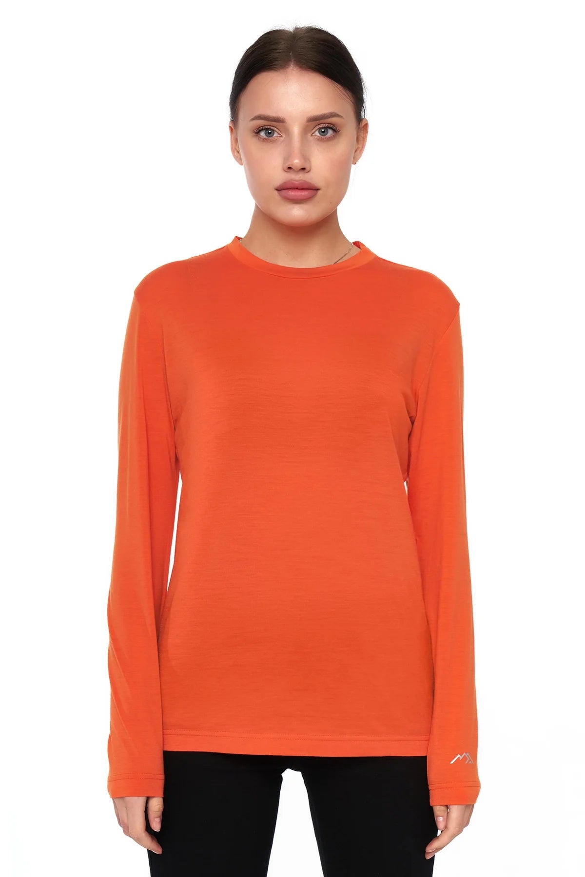Women's Merino Long Sleeve 170 Orange