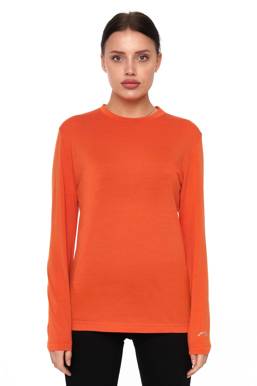 Women's Merino Long Sleeve 170 Orange