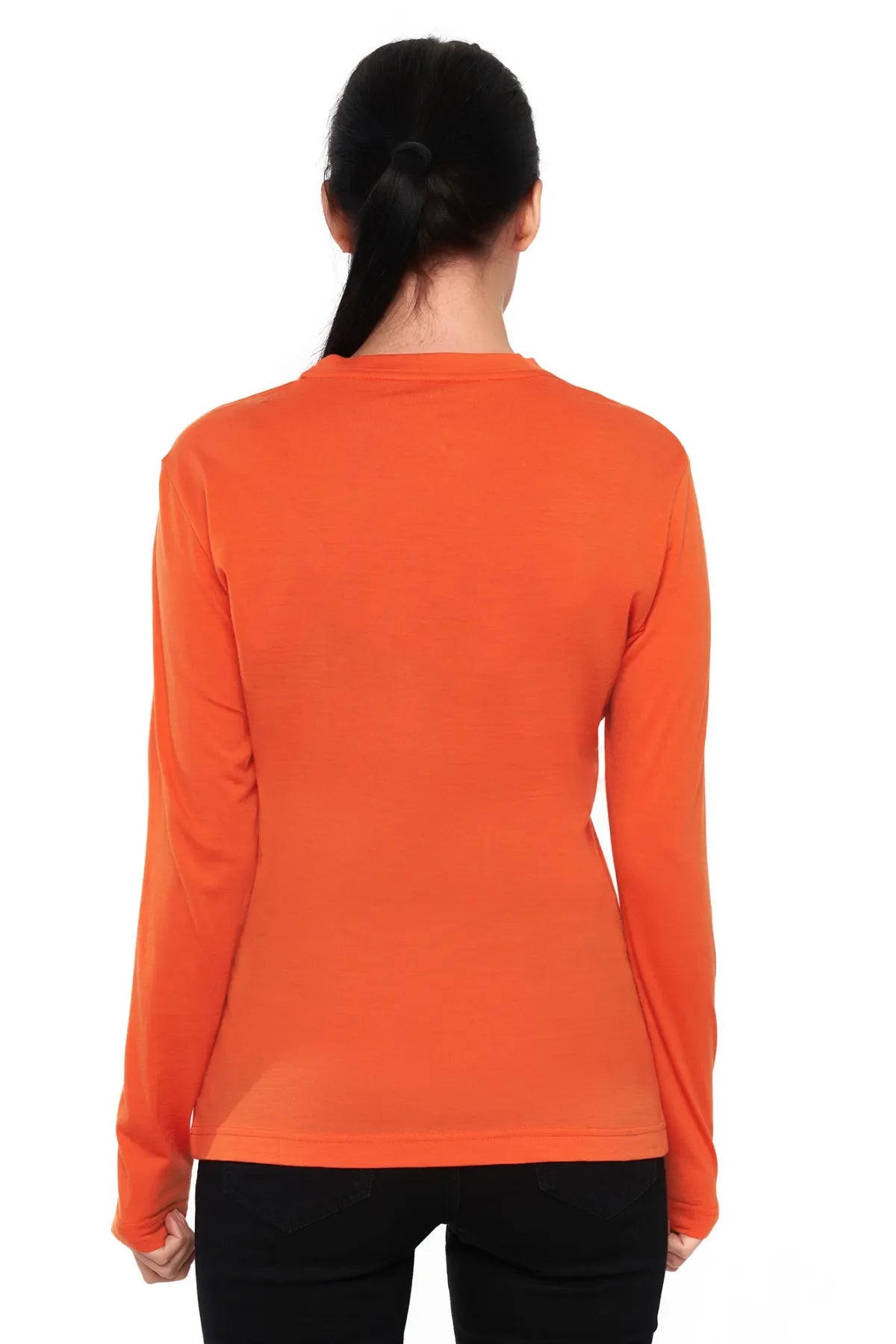 Women's Merino Long Sleeve 170 Orange