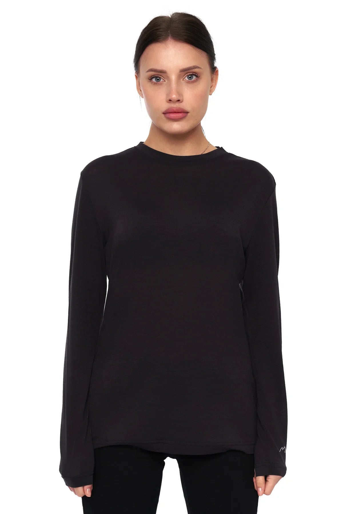 Women's Merino Long Sleeve 170 Charcoal