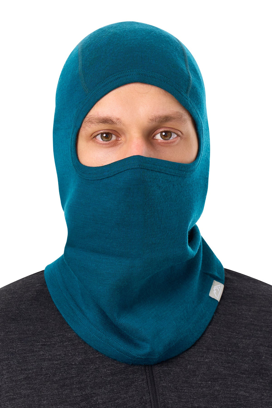 Merino Wool Balaclava Deep Teal