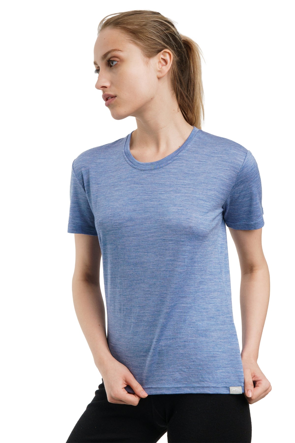 Women's Merino T-shirt 180 Deep Blue | Crewneck (+socks)