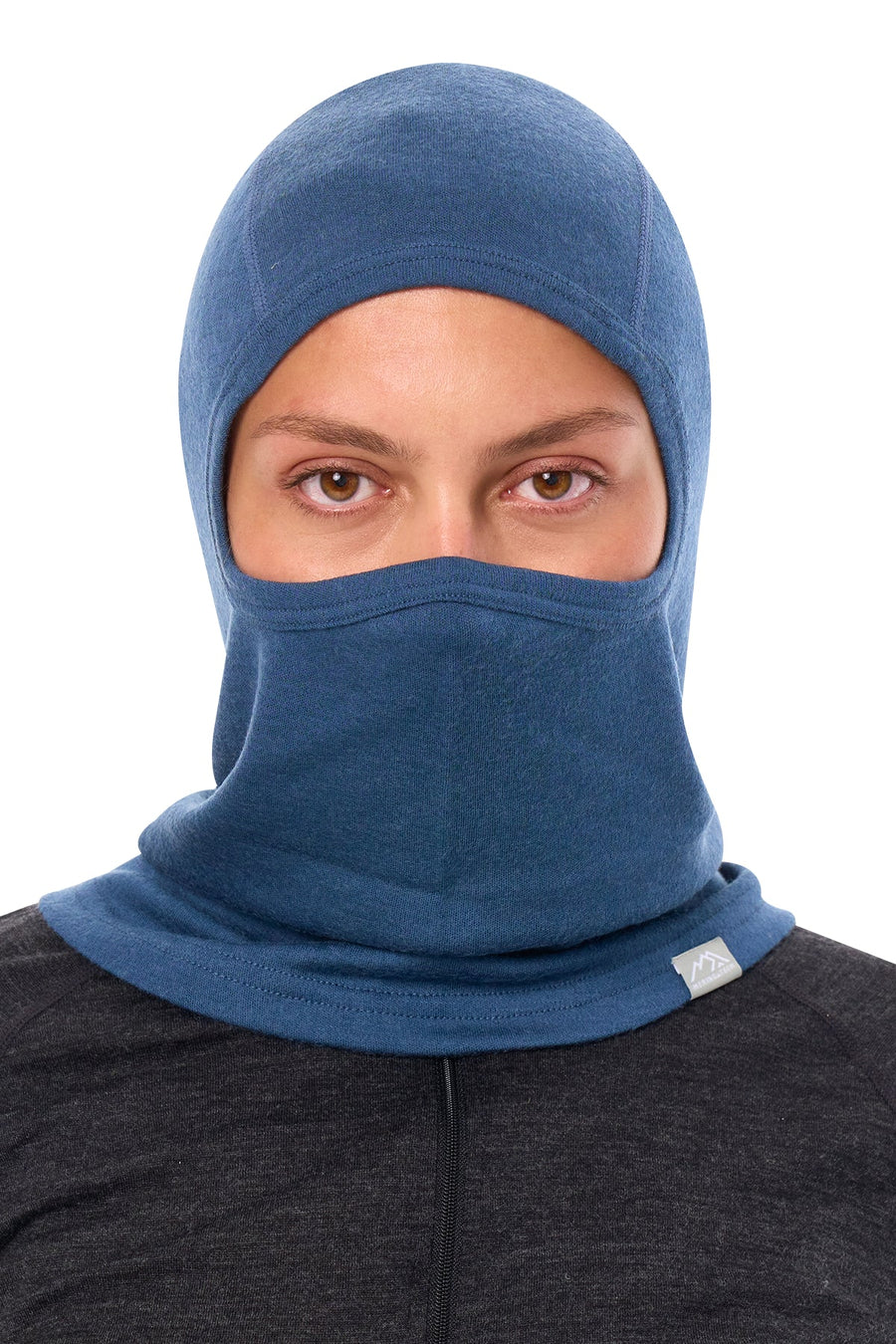 Merino Wool Balaclava Denim