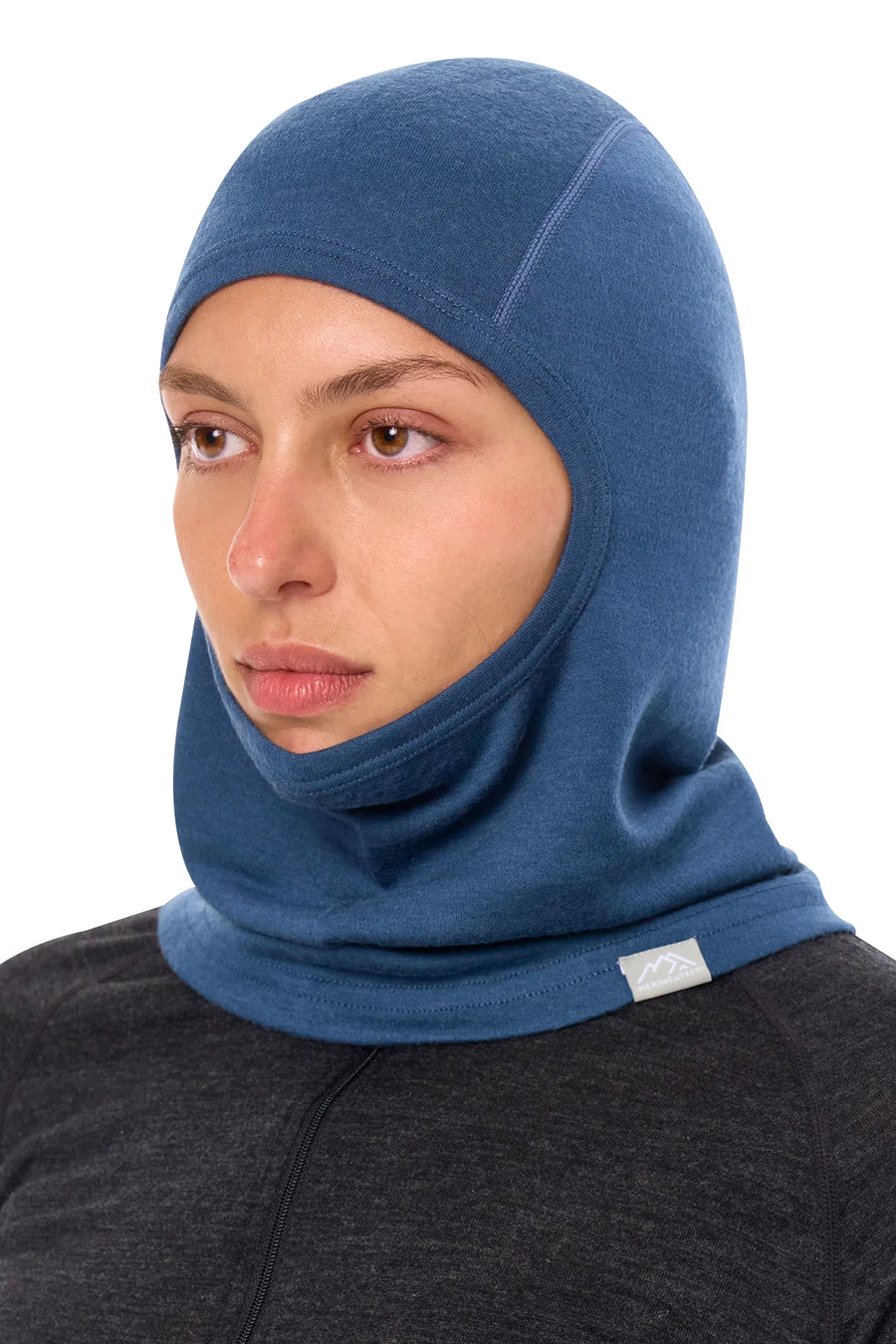 Merino Wool Balaclava Denim