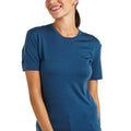 Women's Merino T-shirt 180 Denim Blue | Crewneck (+socks)