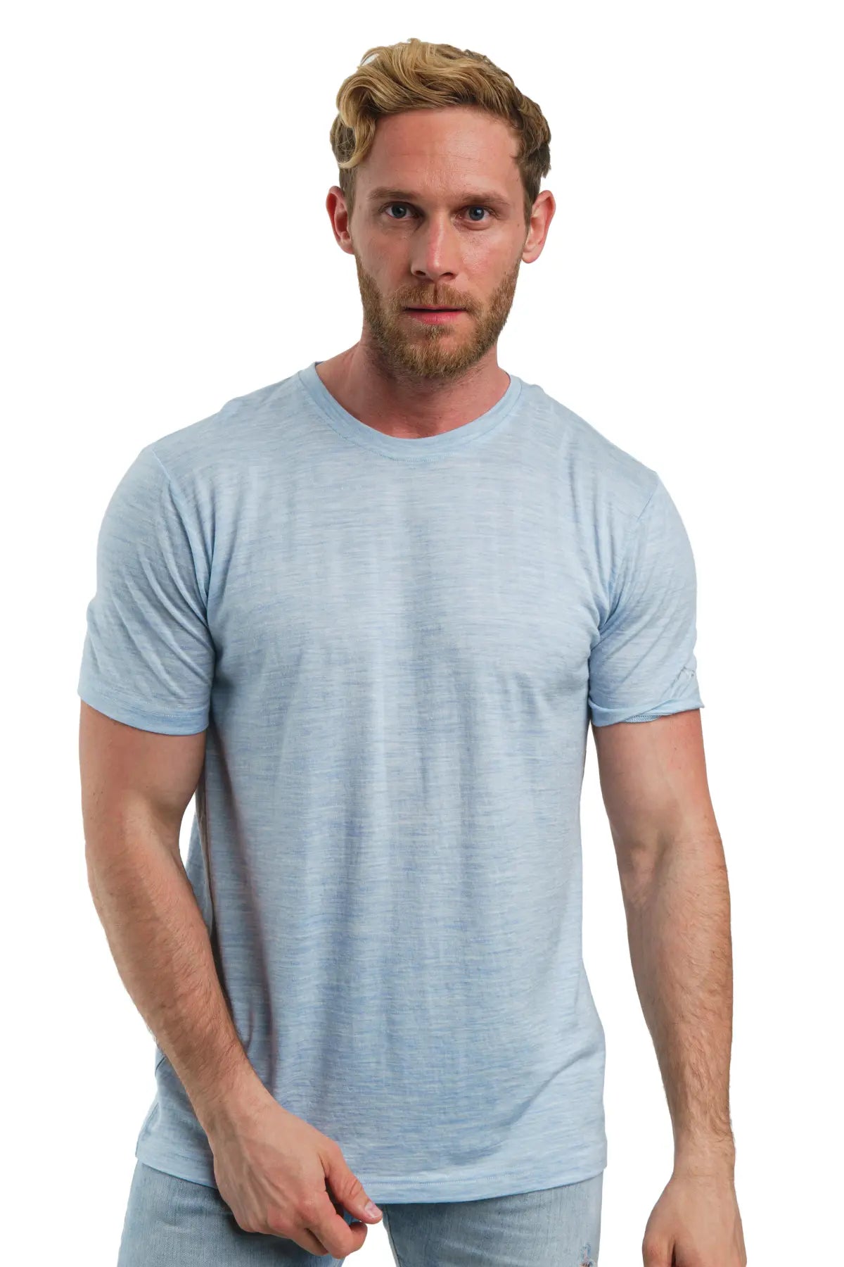 Men's Merino T-shirt 180 Arctic Ice Melange
