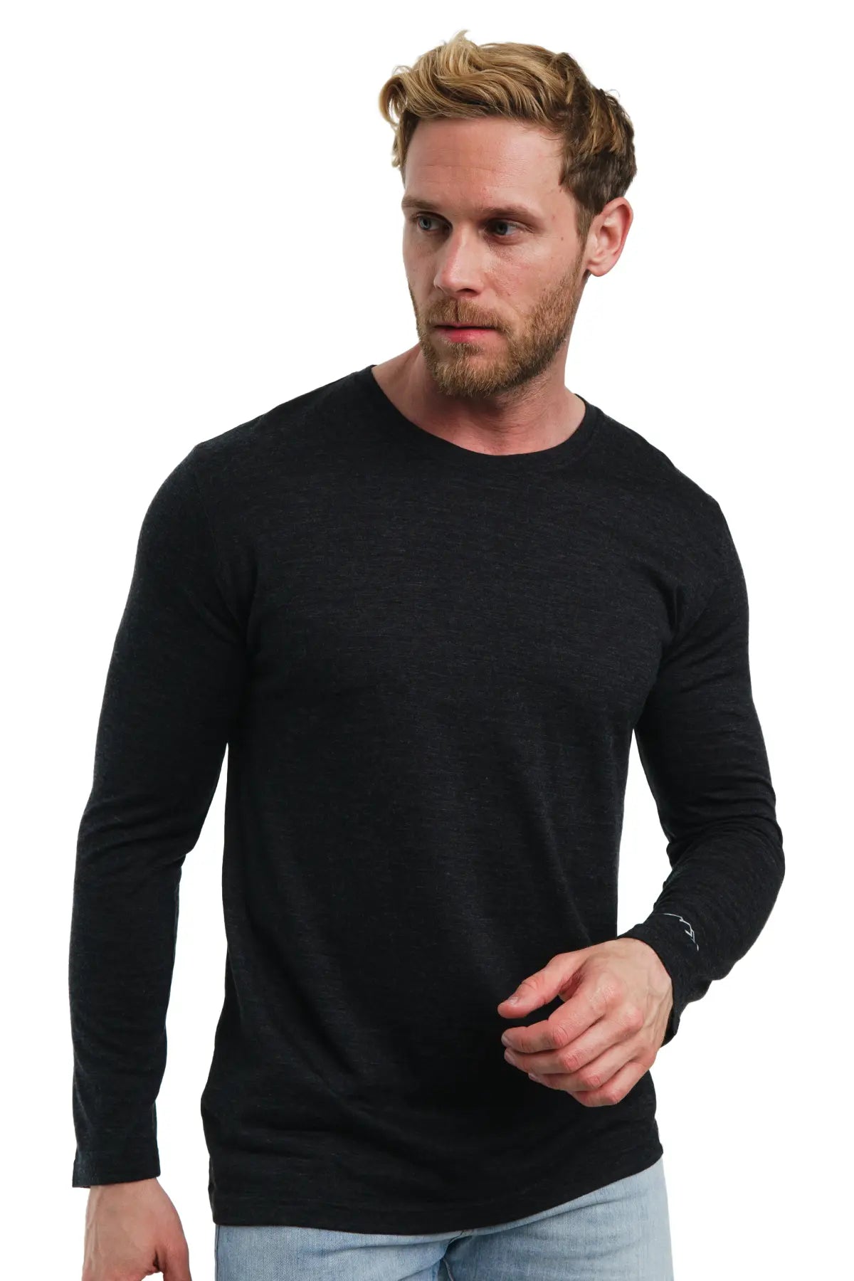 Men's Merino Long Sleeve 165 Charcoal Grey