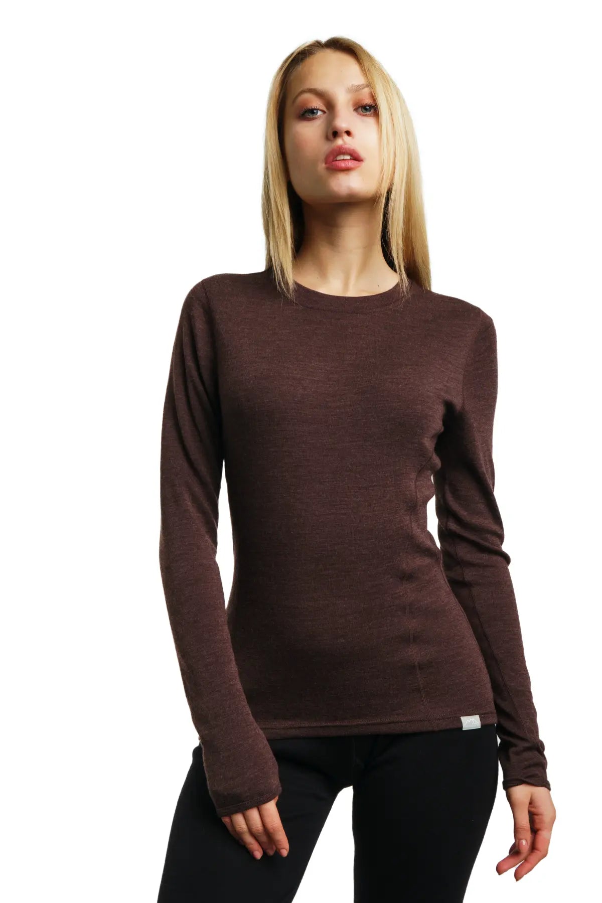Women's Merino Long Sleeve 250 Chocolate