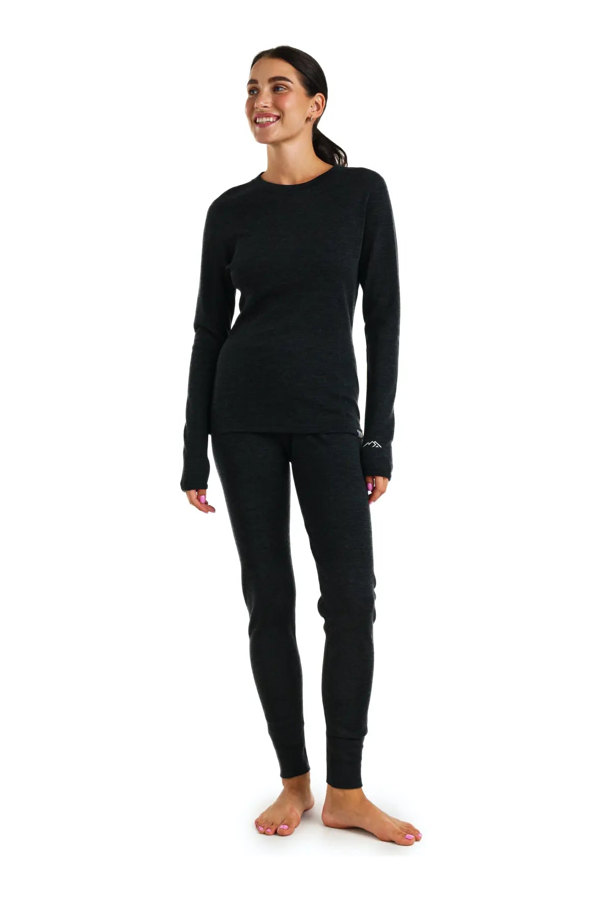 Women's Merino Thermal Set 320 Charcoal Grey