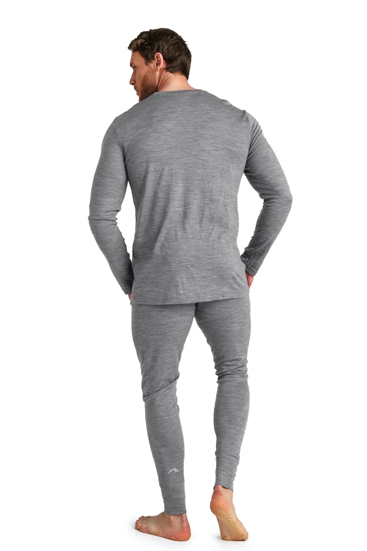 Men's Merino Thermal Set 165 Heathered Grey