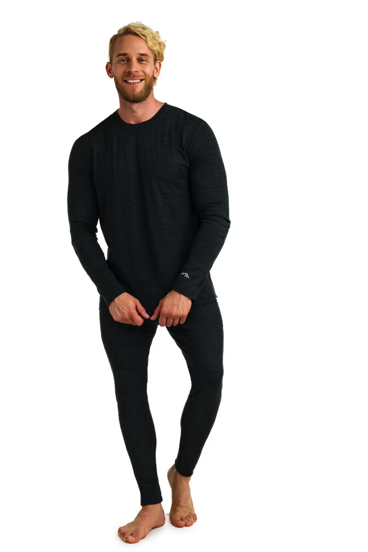 Men's Merino Thermal Set 165 Charcoal Grey