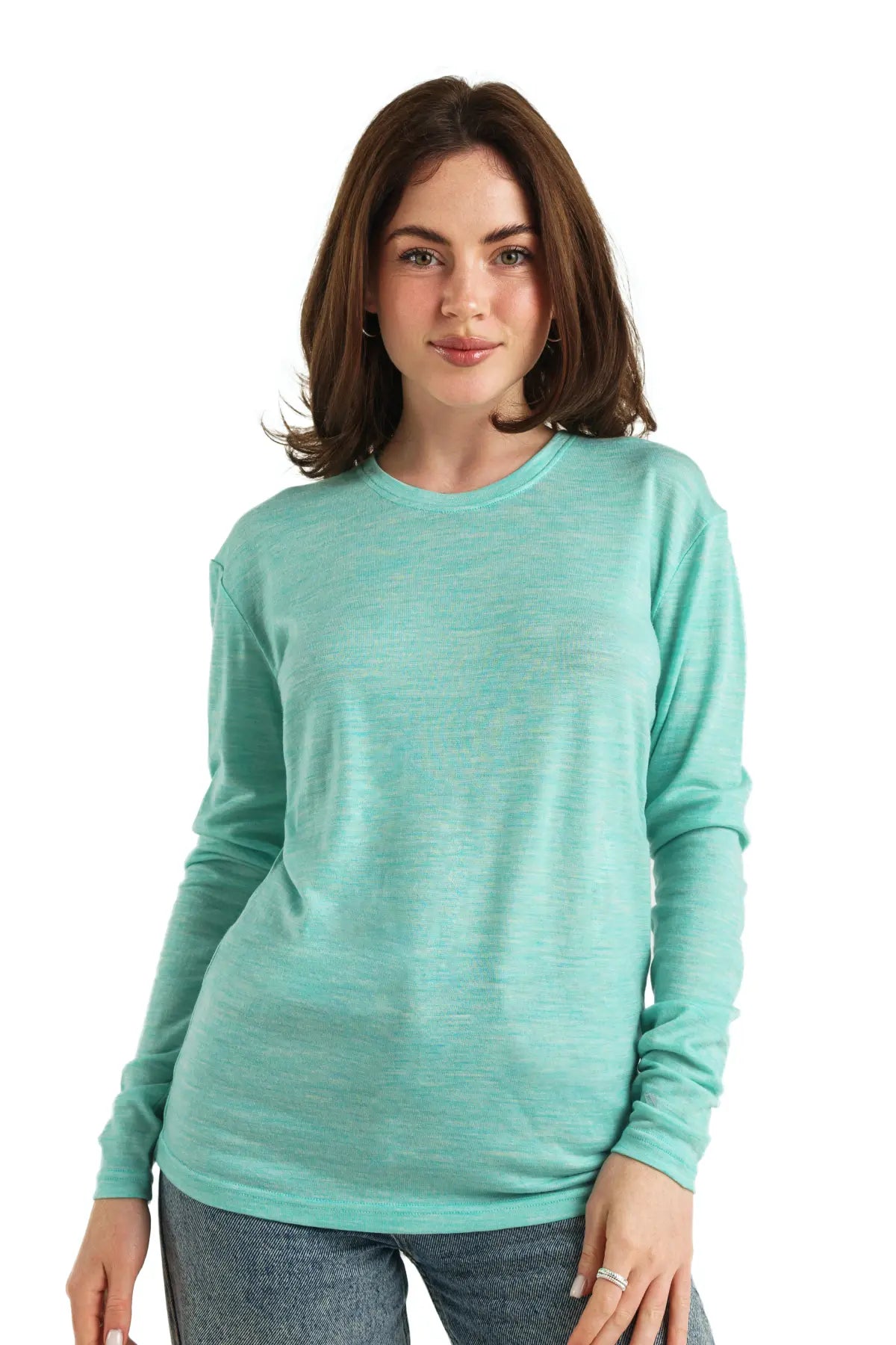 Women's Merino Long Sleeve 165 Mermaid Green