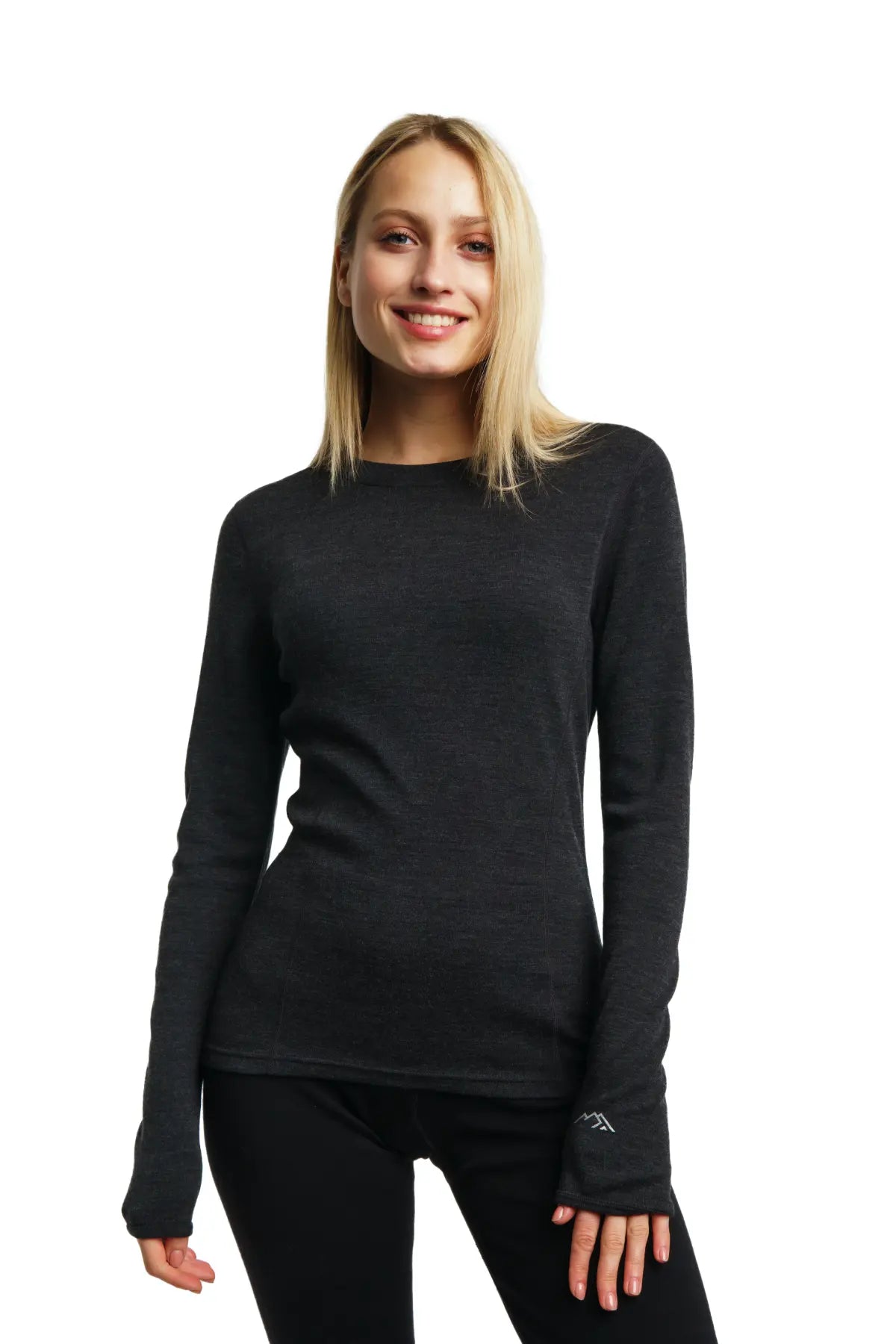 Women's Merino Long Sleeve 250 Charcoal Grey