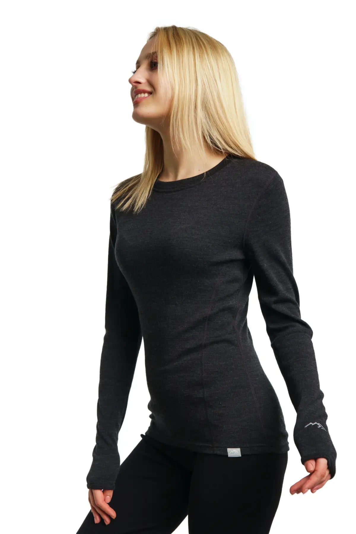 Women's Merino Long Sleeve 250 Charcoal Grey